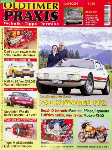 Deckblatt Oldtimer Praxis (06/2009)